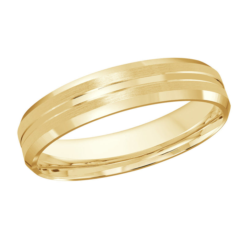 M3-1051 18K - Yellow Gold 4mm Satin