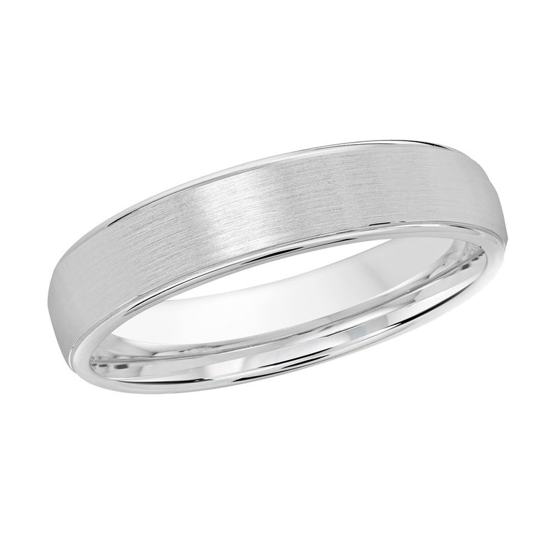M3-1085 10K - White Gold 4mm Satin