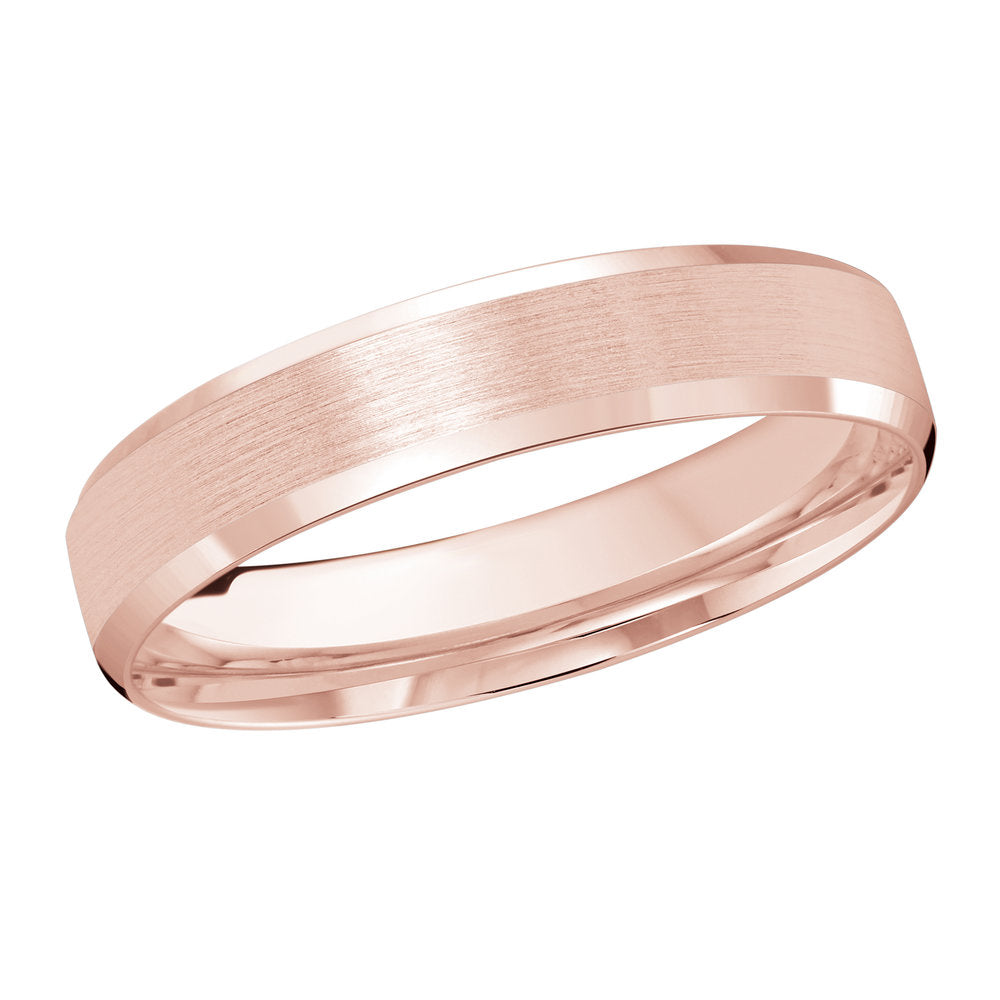 M3-1105 Platinum - Pink Gold 4mm Satin