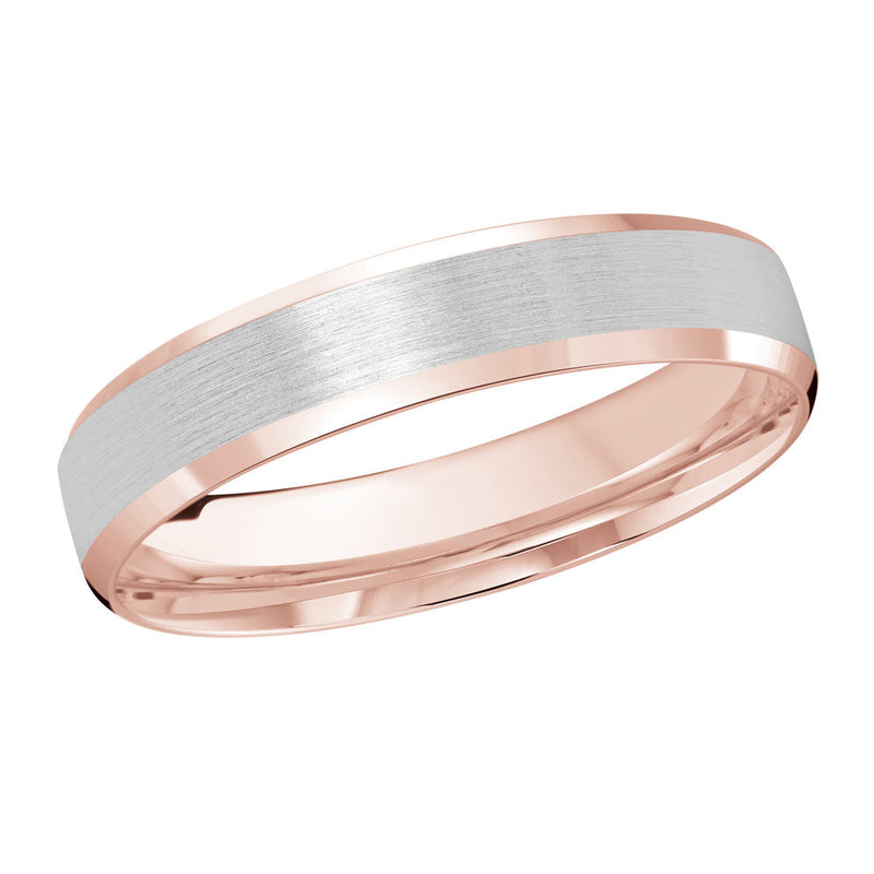 M3-1105 10K - Pink / White Gold 4mm Satin