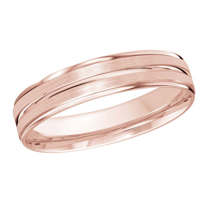 M3-1109 10K - Pink Gold 4mm Satin