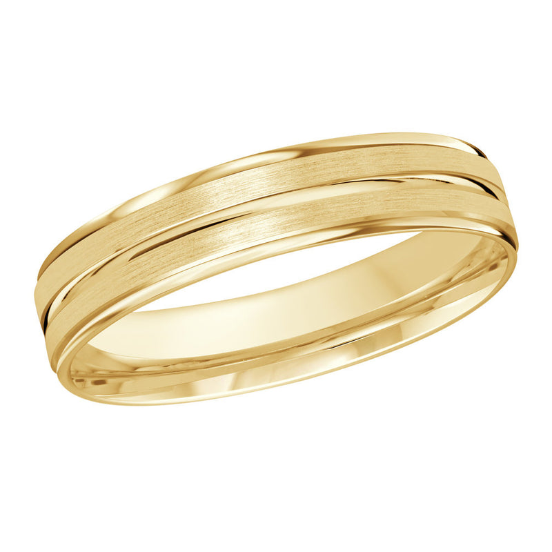M3-1109 14K - Yellow Gold 4mm Satin