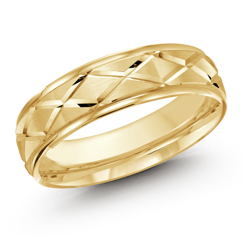 M3-111 10K - Yellow Gold 6mm Satin