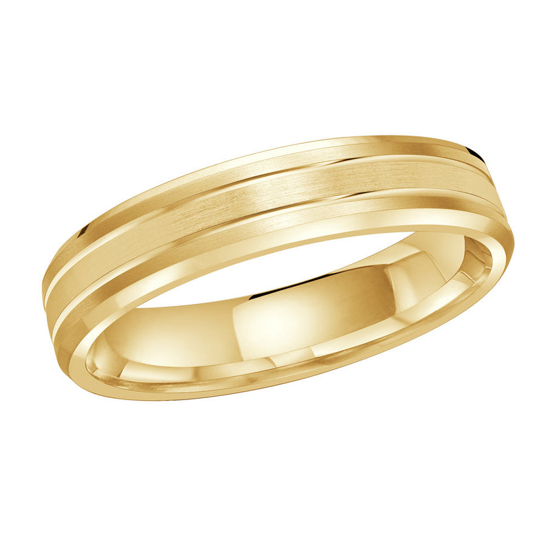 M3-1130 18K - Yellow Gold 4mm Satin