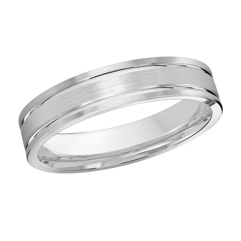 M3-1131 Platinum - White Gold 4mm Satin