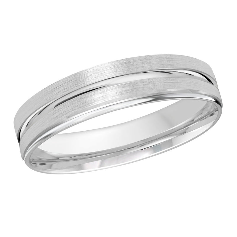 M3-1148 Platinum - White Gold 4mm Satin