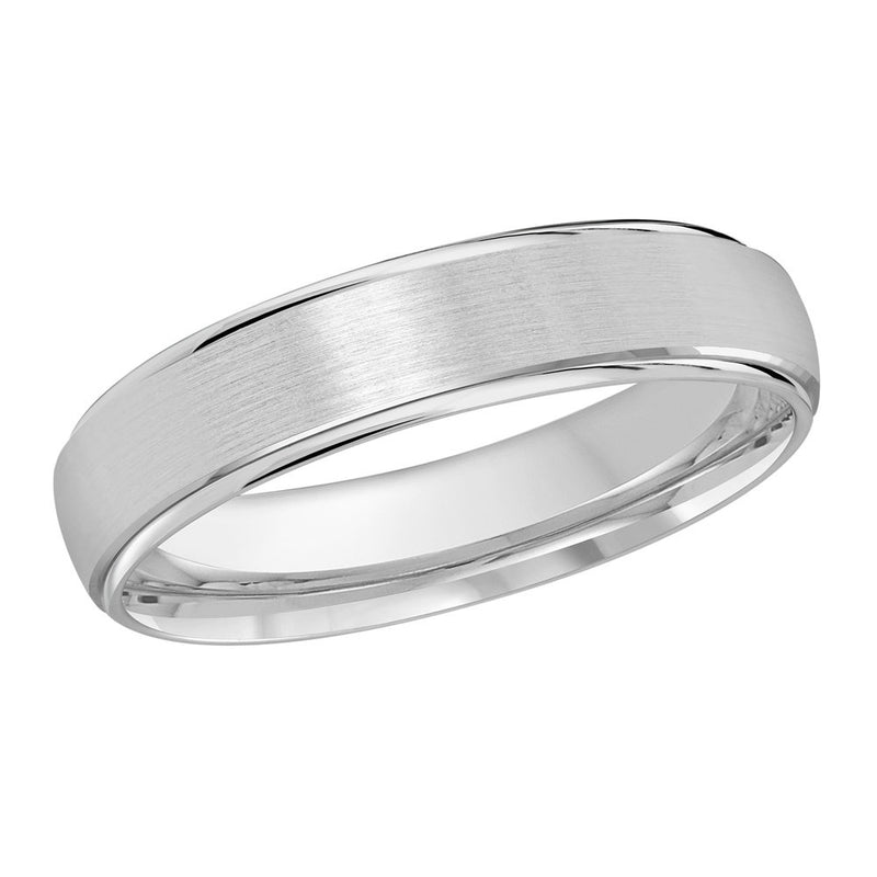 M3-1166 10K - White Gold 4mm Satin
