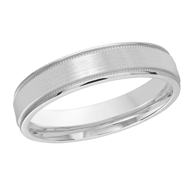 M3-1174 10K - White Gold 4mm Satin