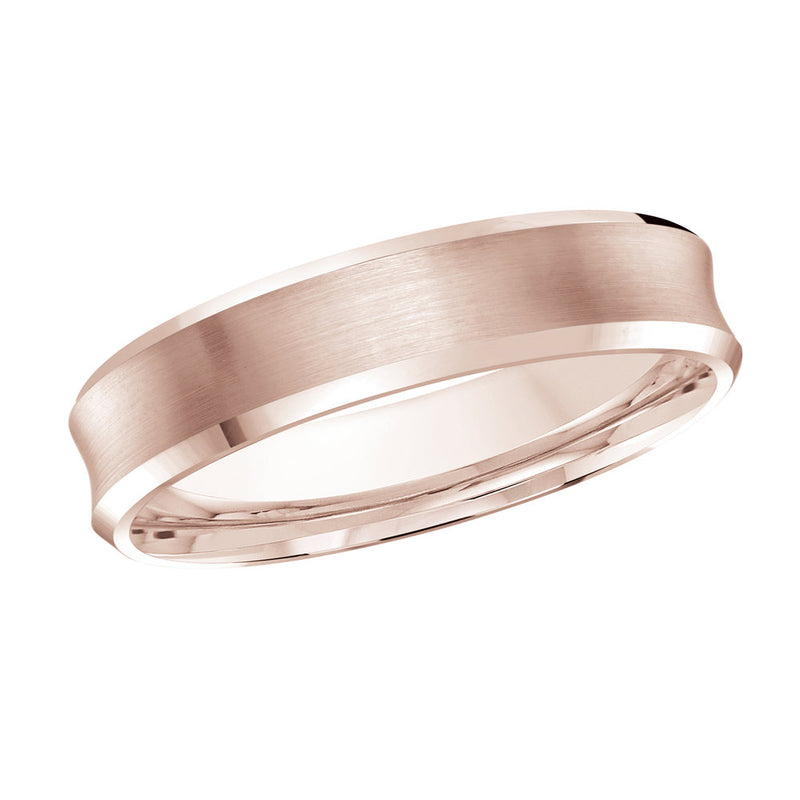M3-1196 10K - Pink Gold 4mm Satin