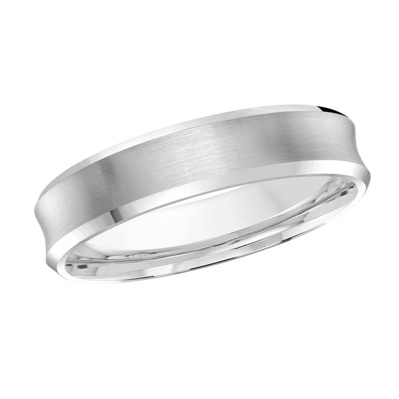 M3-1196 10K - White Gold 4mm Satin