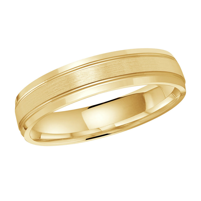 M3-1209 Platinum - Yellow Gold 4mm Satin