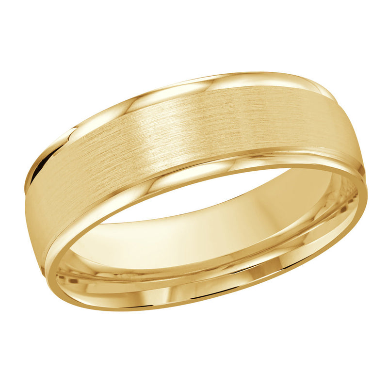 M3-1223 18K - Yellow Gold 7mm Satin