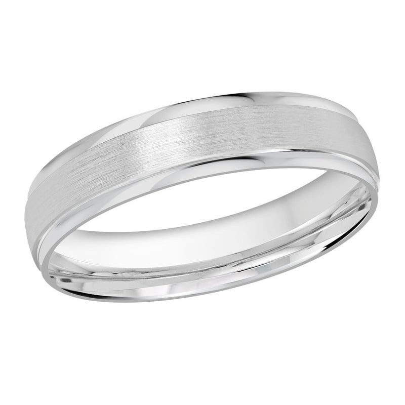 M3-1226 Platinum - White Gold 4mm Satin