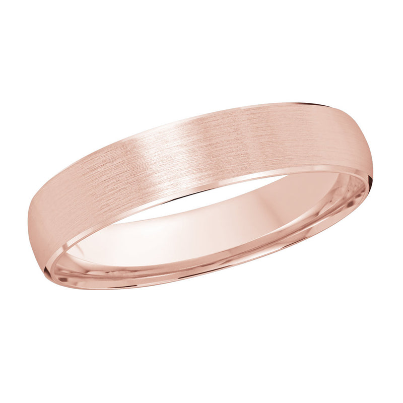 M3-249 18K - Pink Gold 4mm Satin