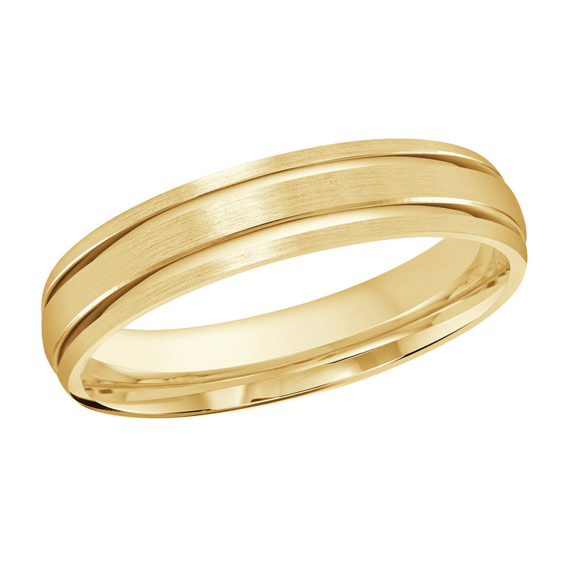 M3-393 14K - Yellow Gold 4mm Satin
