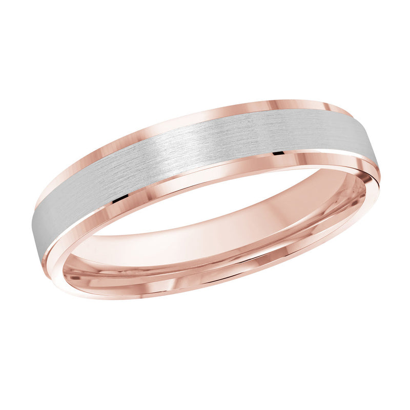 M3-410 Platinum - Pink / White Gold 4mm Satin