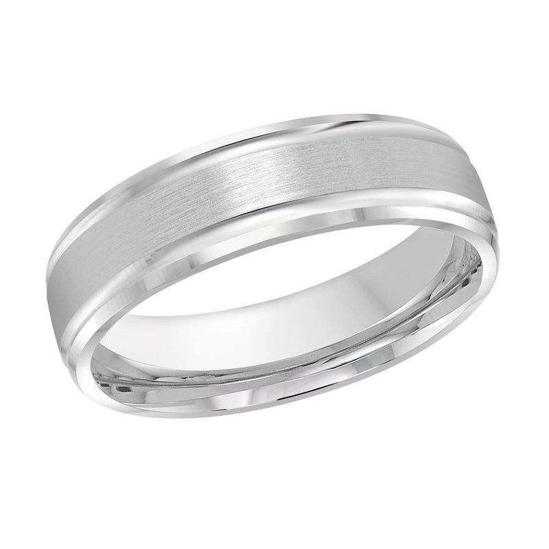 M3-411 Platinum - White Gold 6mm Satin