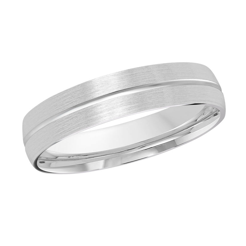 M3-531 18K - White Gold 4mm Satin