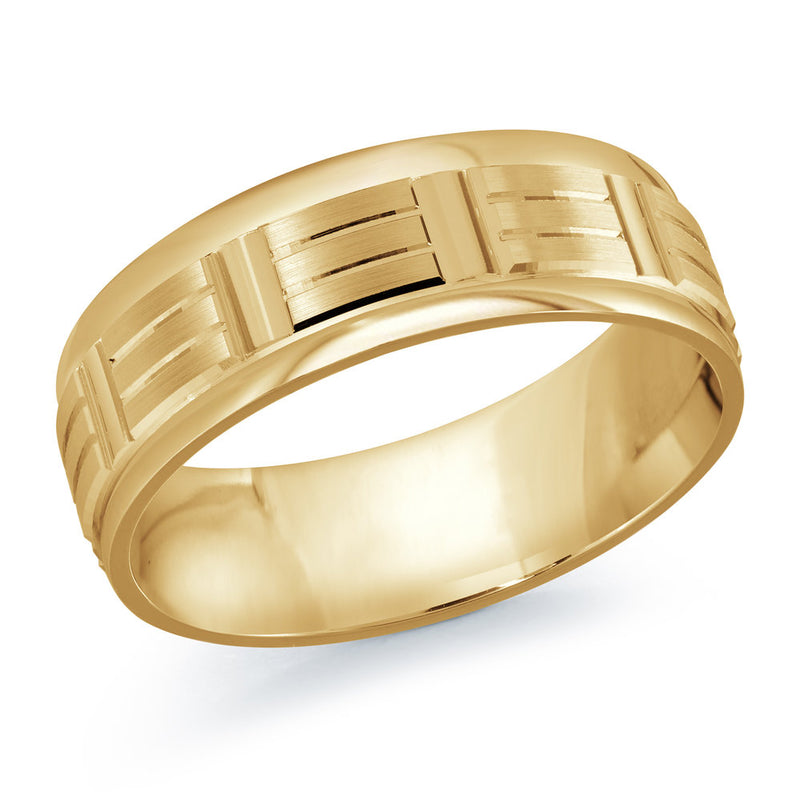 M3-611 10K - Yellow Gold 7mm Satin