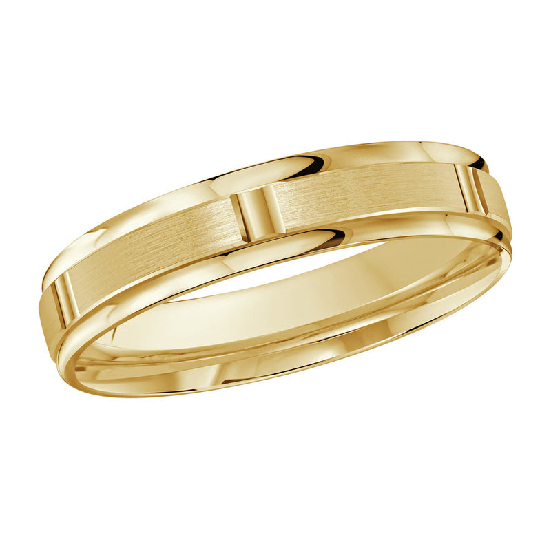 M3-636 10K - Yellow Gold 4mm Satin