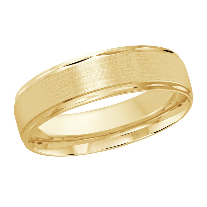 M3-674 14K - Yellow Gold 6mm Satin