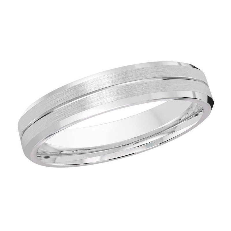 M3-697 10K - White Gold 4mm Satin