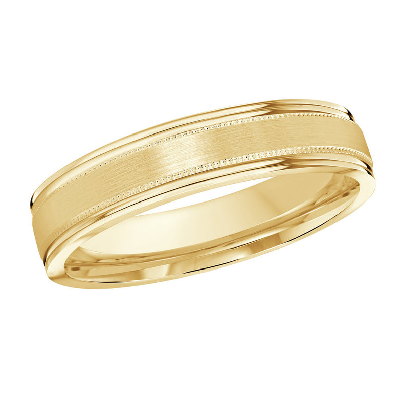 M3-738 14K - Yellow Gold 4mm Satin