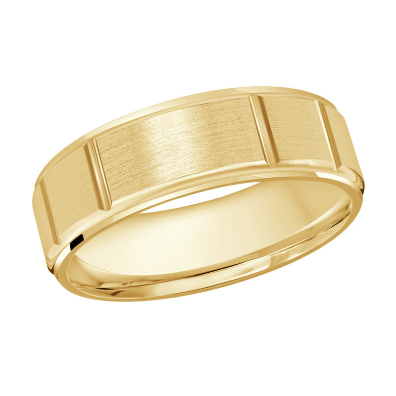 M3-805 10K - Yellow Gold 7mm Satin