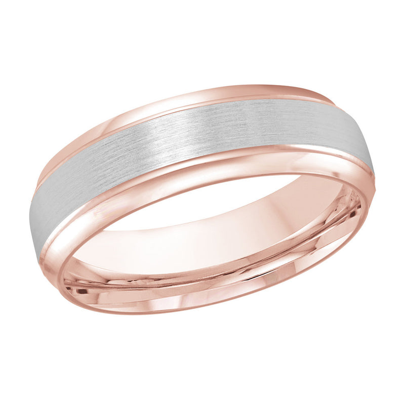M3-810 Platinum - Pink / White Gold 7mm Satin