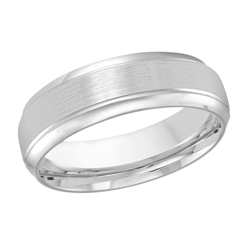 M3-810 14K - White Gold 7mm Satin