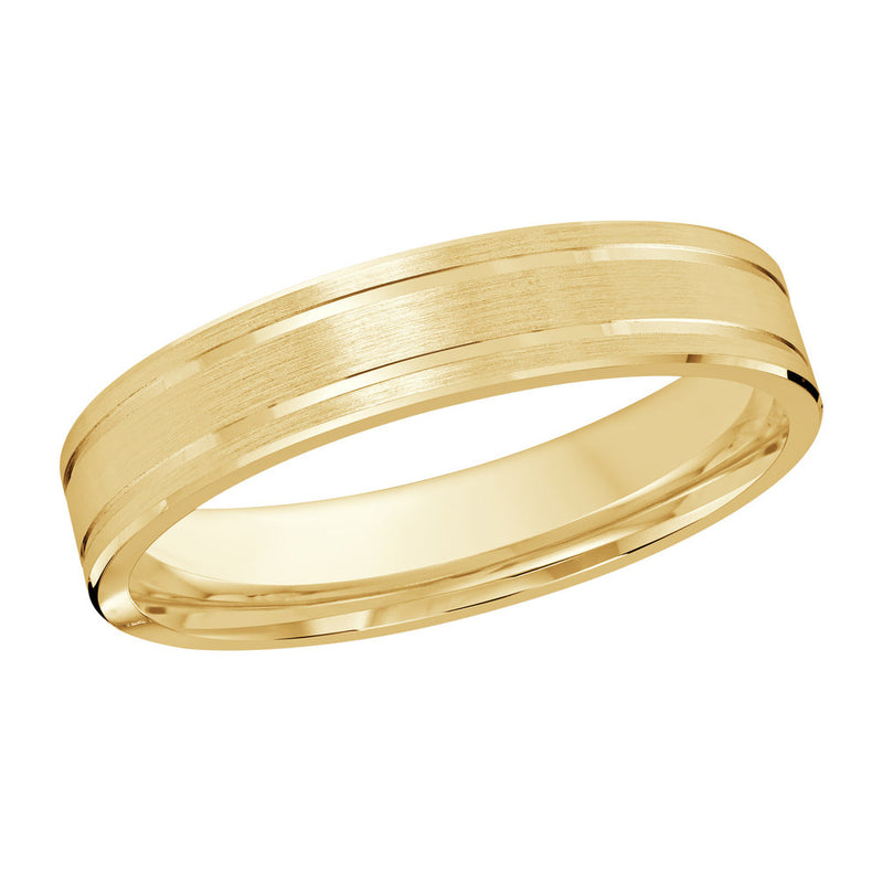 M3-962 10K - Yellow Gold 4mm Satin