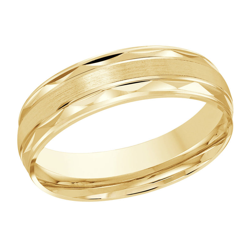 M3-972 Platinum - Yellow Gold 6mm Satin