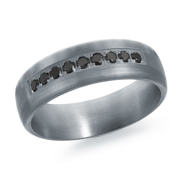 TANT-101 Tantalum 6.5mm - Black with Diamonds