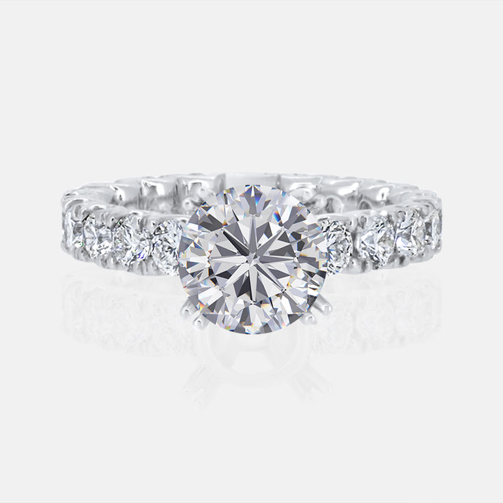 14K White Gold Engagement Ring with 2.00 carat of Diamonds