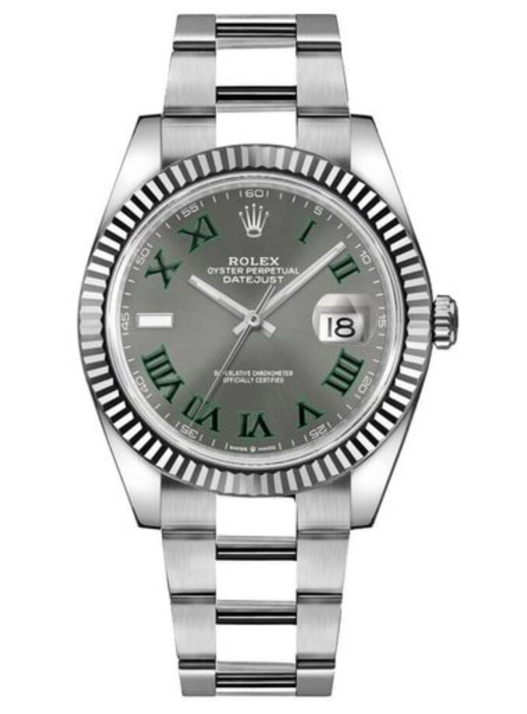 Pre-Owned Rolex Datejust 41 Wimbledon Dial on Oyster 126334