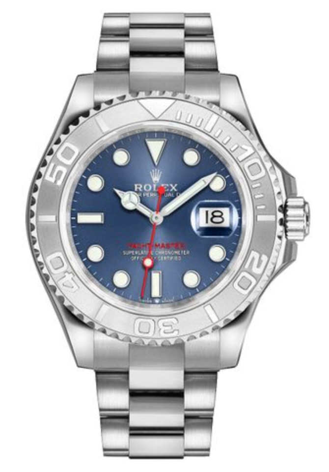 Pre-Owned Rolex Yachtmaster Blue Dial 126622
