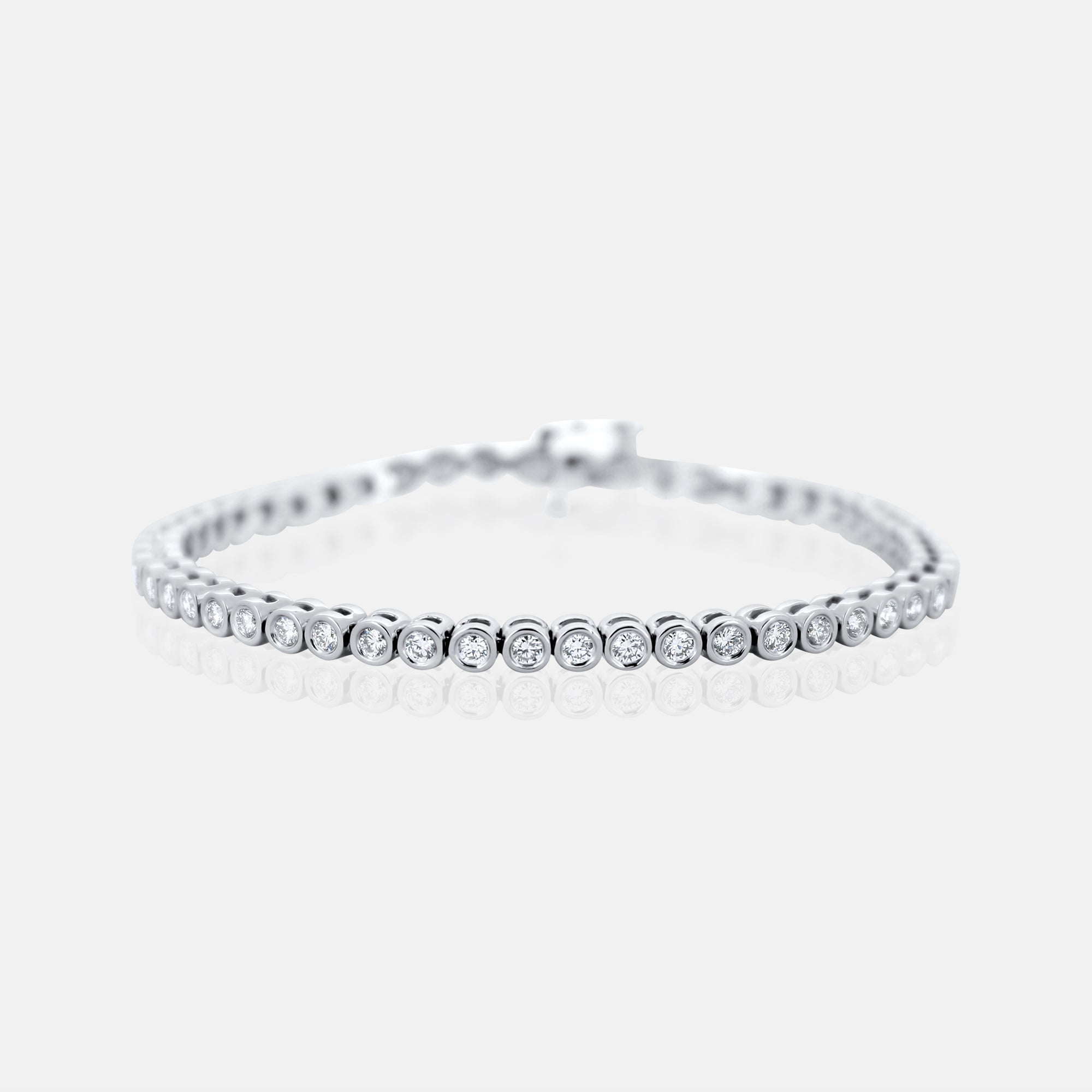 Fashion dainty white gold bracelet